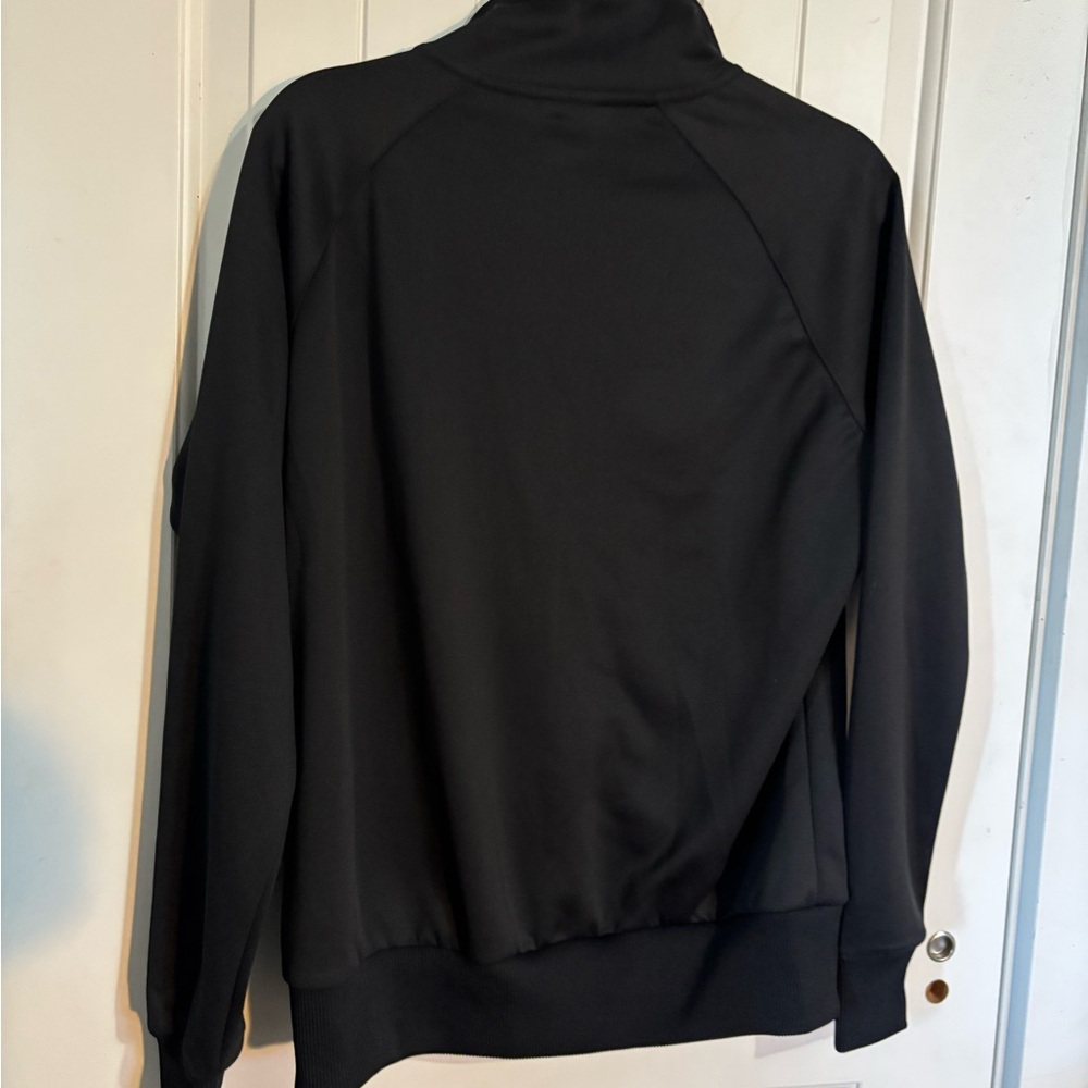 Nike Black Jacket with Teal and White Stripes - Picture 5 of 5